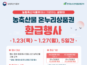 광주시, 전통시장서 설 장보면 최대 30% 환급