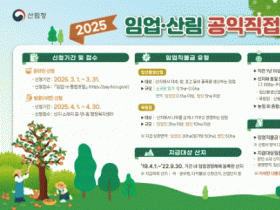 화순군, ‘2025년 임업직불금 신청, 미리 준비하세요!