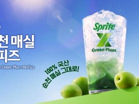 맥도날드, 100% 국산 순천 매실 '맥피즈’ 한정 출시