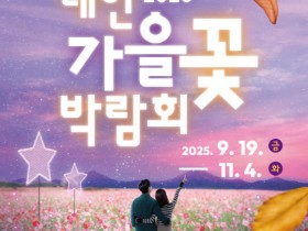 축구장 14개 면적, '2025 태안 가을꽃박람회' 9월 19일 개최