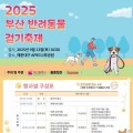 '2025 부산 반려동물 걷기 축제', 13일 개최
