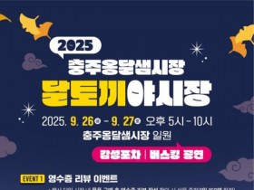 충주 옹달샘시장 달토끼야시장, 가을밤에 즐기는 특별한 축제