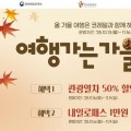 단풍·억새·바다까지…코레일, 가을 여행 기차표 ‘50%할인’