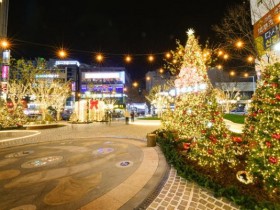 10m 높이 트리등, 대구 달성군, 21일 다사광장 크리스마스 경관조명 점등