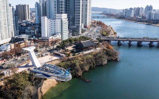 울산 태화강에 태화루(용금소) 스카이워크 생겼다