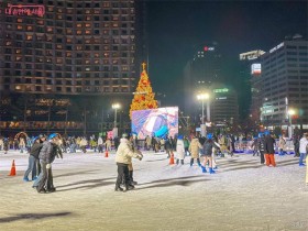 서울광장 스케이트장 개장…입장료 1000원