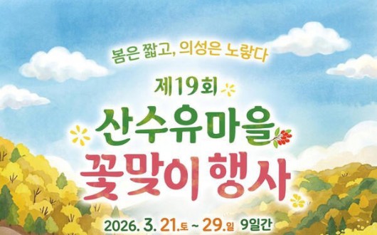 에녹·린 공연에 3만 그루 산수유까지…의성 산수유마을꽃맞이행사 개막
