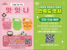 나주시, 8월까지 여름 미식관광 이벤트 운영
